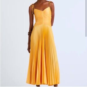 Derek Lam 10 Crosby Apricot Midi Dress